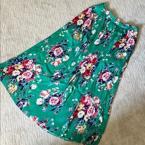 Anthropologie floral maxi skirt